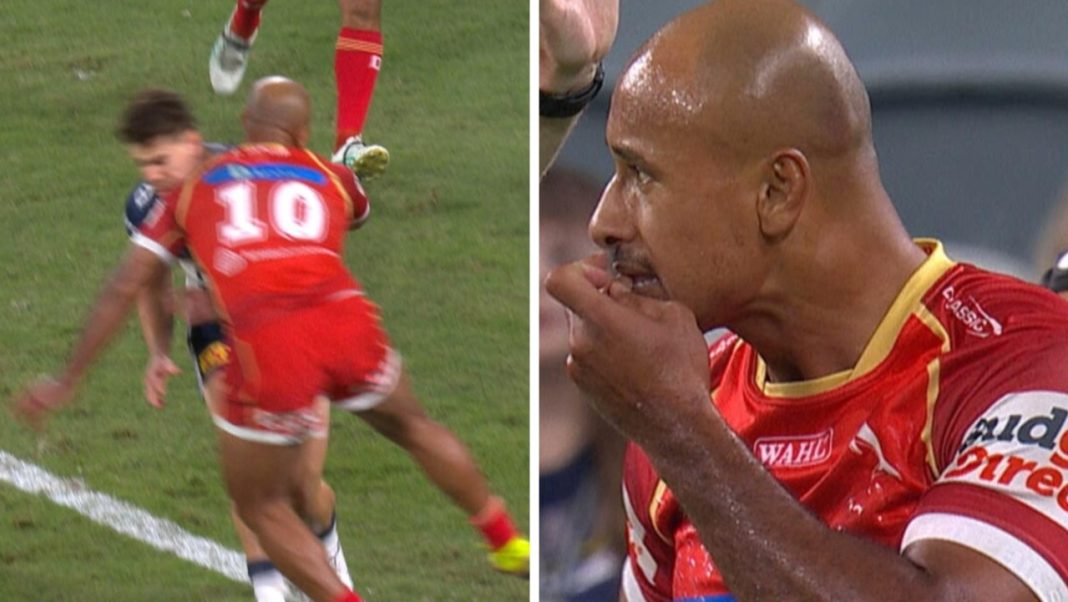 Depleted Dolphins dealt another blow as Felise Kaufusi faces ban for ugly high shot