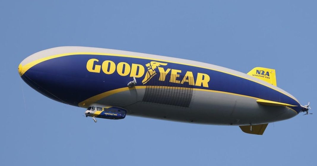 Iconic Goodyear Blimp takes to the skies for 100 years of flights