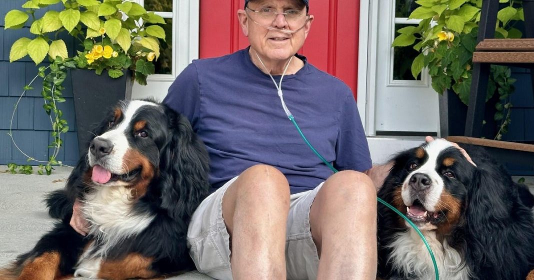 A dog trainer had no symptoms. A scan of his lungs found a terminal disease