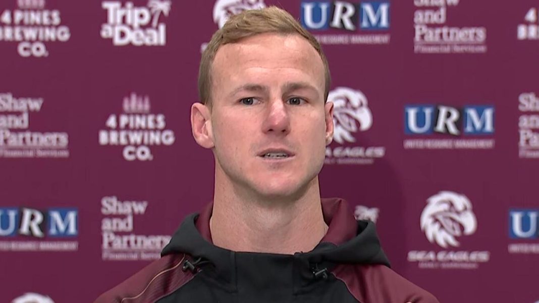 NRL 2025: Daly Cherry-Evans press conference, Manly Sea Eagles, 350th NRL game, milestone match, contract situation, Sydney Roosters, news, videos