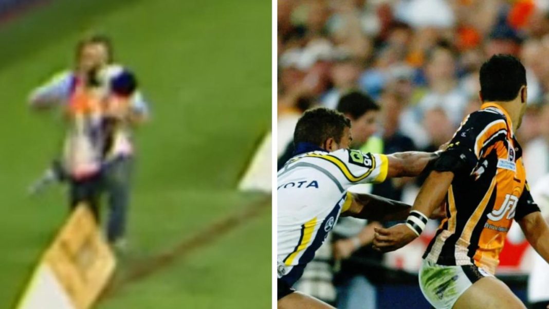 ‘Stay on him Esposito’: Inside iconic Benji photo as NRL snapper relives ‘special moment’