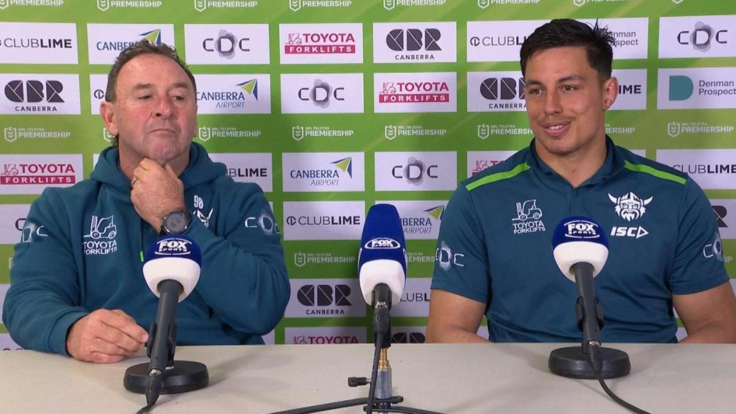 ‘We don’t listen to it’: Ricky‘s tribute to ‘humble’ Raiders after stunning golden point win